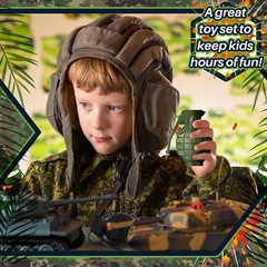 4 Pcs Realistic Toy Hand Grenades for Military Role Play – Educate & Entertain