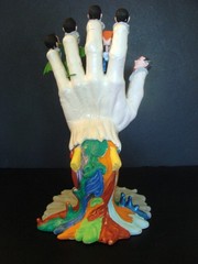 PEE-WEE HERMAN SCREAMS HAND Custom Kidrobot Santa Cruz Screaming Hand Figure