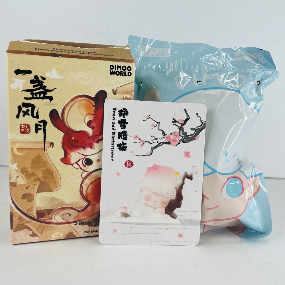 POP MART x Dimoo Stories in the Cup Series Figure – Snow And Wintersweet
