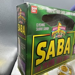 Bandai Mighty Morphin Power Rangers 1994 SABA “The Talking Tiger Saber” in box