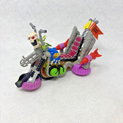 Teenage Mutant Ninja Turtles ’90 Psycho Cycle Motorcycle w/ Zip Cord 95%COMPLETE