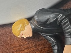 VINTAGE KENNER STAR WARS 1983 LUKE JEDI HONG KONG WITH CAPE RARE NO NOSE RUB!