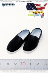 1/6 black Chinese Kung Fu Shoes sneakers for 12″ male figure hot toys ❶USA❶