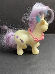 My Little Pony Vintage Unicorn Baby Glory Necklace Brush Diaper Bottle Lot 1984