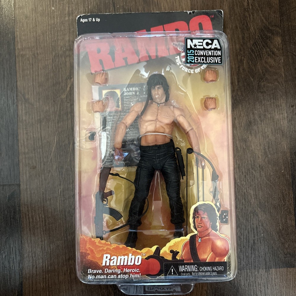 NECA Rambo 2015 SDCC Convention Exclusive The Force of Freedom 7″ Figure