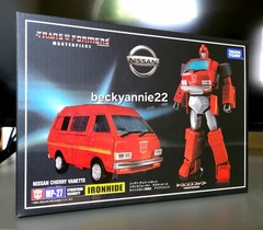 Transformer Masterpiece MP-27 IRONHIDE Nissan Cherry Vanette SEALED NEW!