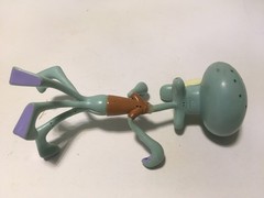Spongebob Squarepants Bendable Figure Lot of 4 Squidward Mr Krabs Patrick 2001-2