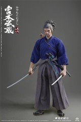 ZGJKTOYS Miyamoto Musashi Ronin Samurai 12in Action Figure Doll Model L-001