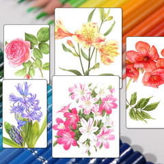 120 Colored Soft-core Coloring Pencils Set, Coloring Book and Portable Storage B