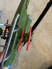 Vintage 1993 GI JOE Street Fighter Heli-Fighter (Dragonfly) Helicopter w/ Guile