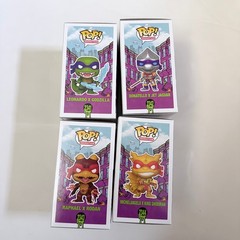Funko Pop! Teenage Mutant Ninja Turtles x Godzilla Set of 4 (in hand)