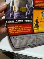 NEW BAD CARD DC Multiverse Arkham Origins BATMAN CLASSIC TV Series Adam West MOC