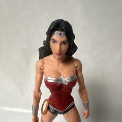 Wonder Woman DC Action Figure Plastic Red/Blue/Black/Silver Comic Hero