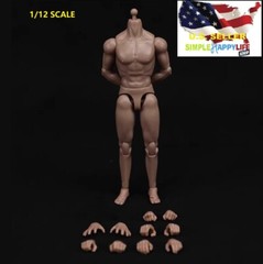 1/12 Muscular Joint Flexible Male 6″ Figure Body MB102 Marvel Legends SHF ❶USA❶
