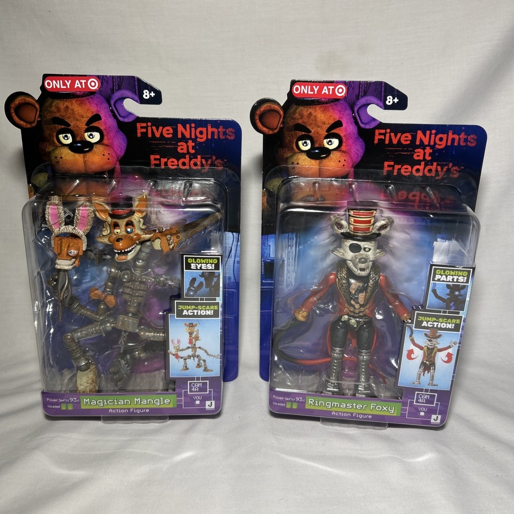 Five Nights at Freddy’s Series 2 Ringmaster Foxy & Magician Mangle FNAF Figure