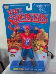 WWE Superstar LJN John Cena Figure SIGNED-One Of A Kind NEW Blue