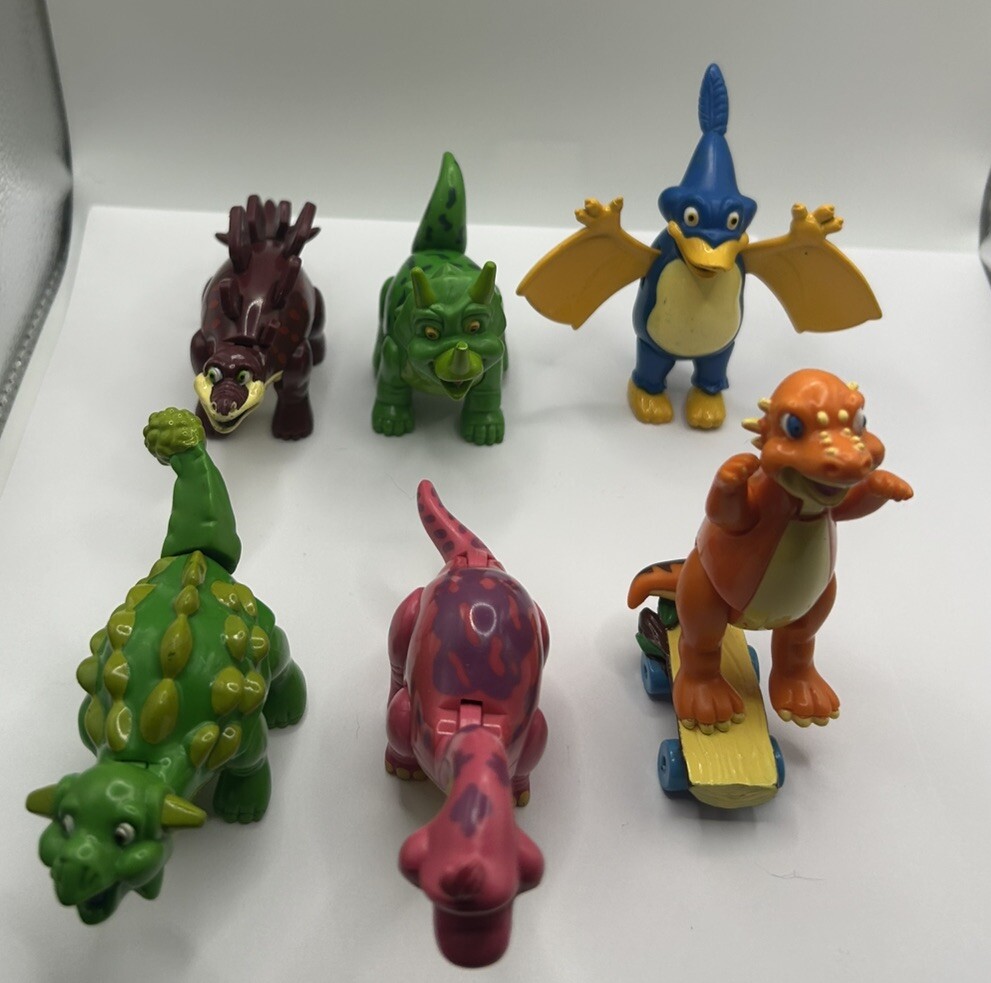 Downtown Disney TRex Cafe Toy Figures Dinosaurs Souvenir 6pc Lot