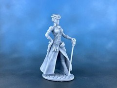 Action Figure Steampunk Lady Plague Doctor 80mm Resin Figure