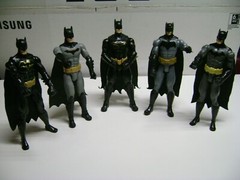 DC Comics Batman Large Action Figures lot of 5, 11 1/2 inches tall
