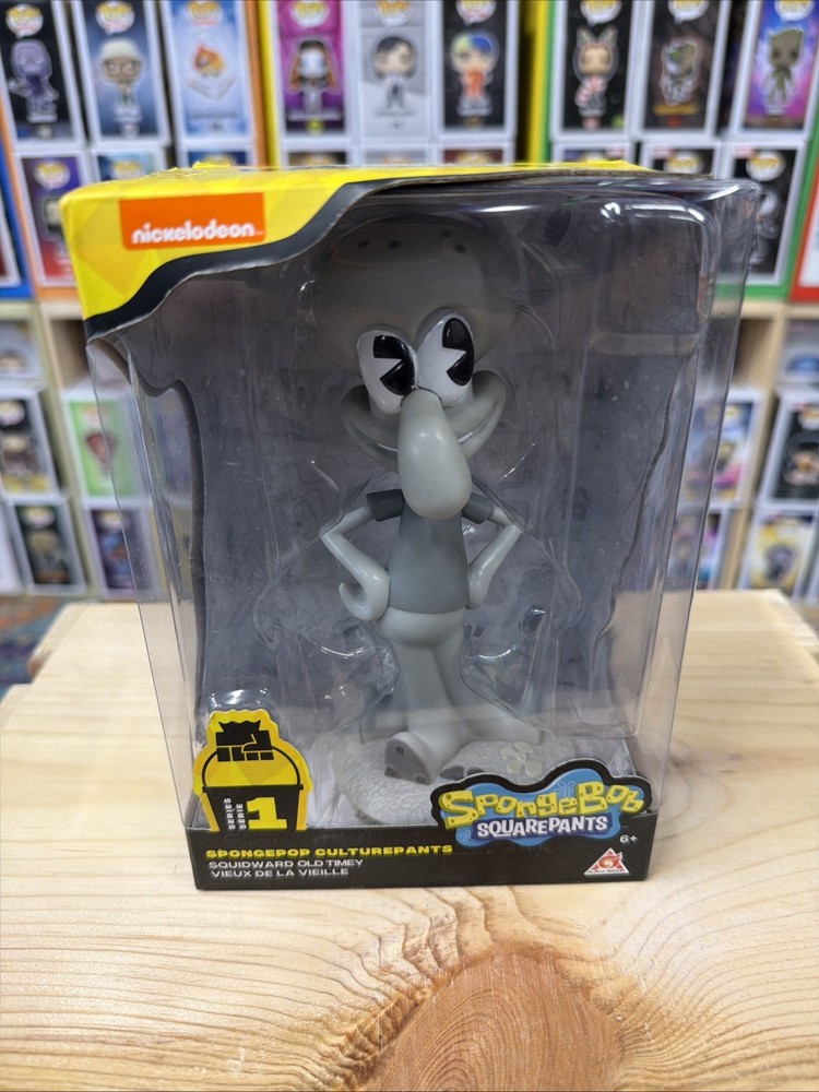 SpongeBob SquarePants Spongepop Culturepants Squidward Old Timey Damage Pkg
