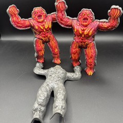 Lot Of 2 MAGNOKOR Inhumanoids 1986 Hasbro Action Figures Complete + Incomplete