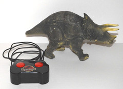 Vintage Jurassic Park Triceratops Remote Control Lost World 1997 ToyBiz Working
