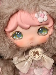 ZFAZ Luxi Picnic Bunny 600% Evening Breeze Firefly Grey Pink Collectible Plush
