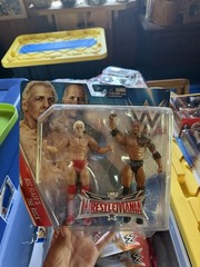 Mattel WWE WrestleMania Heritage 2-Pack Sets Ric Flair Rock Austin Bret Hart