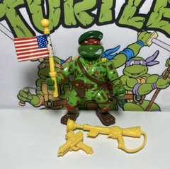 RAPH, The Green Teen Beret Vintage 1991 TMNT Near Complete Figure 1511 E2
