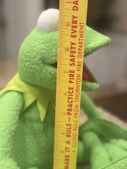 Applause Plush Kermit the Frog Poseable Jim Henson Muppets 19” Wire Arms & Legs
