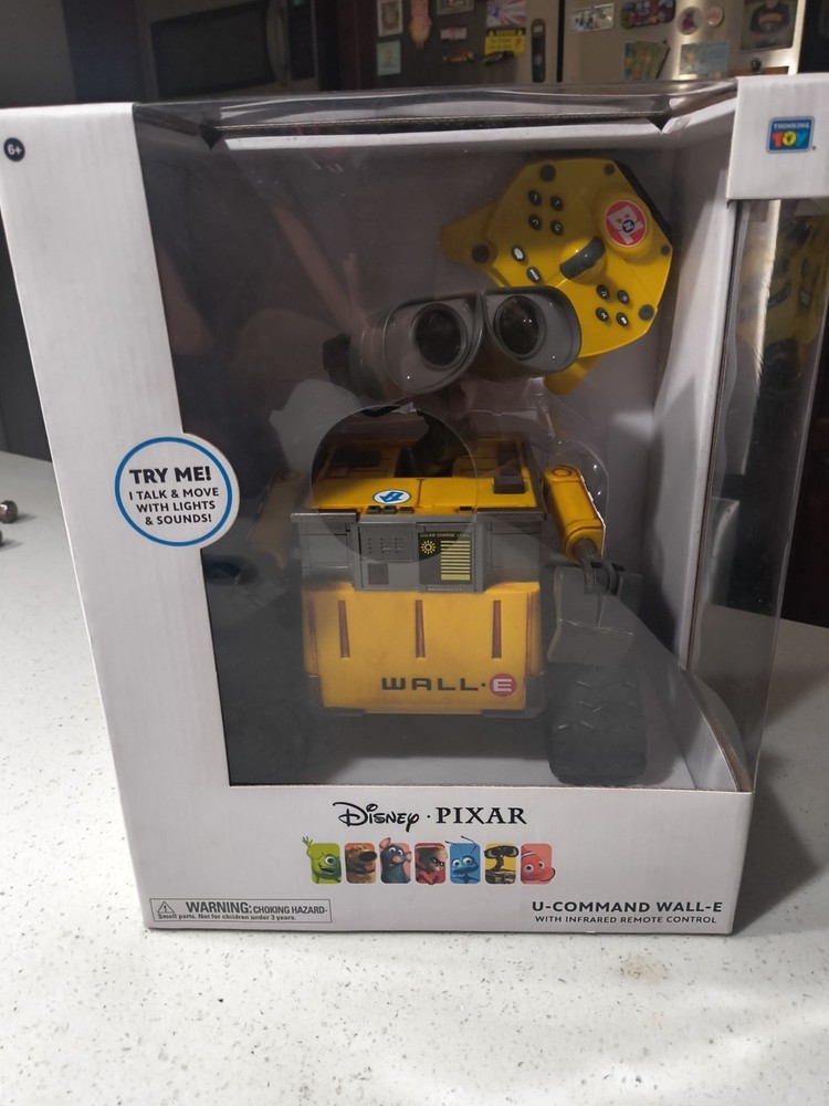 U-Command WALL-E New in Box With Infrared Remote Control Disney Pixar