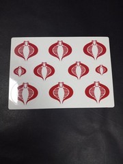 Gi Joe / Cobra Sticker Sheets NEW ! you pick, multi listing, Buy More & Save !