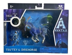 Avatar World of Pandora Tsu’Tey & Direhorse Figure Set McFarlane Toys NIB