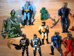Vintage Action Figures Lot – Kenner, Coleco, Galoob