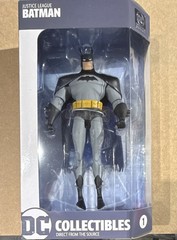 Batman DC Justice League Action Figure w/ Cape Gray Black Yellow