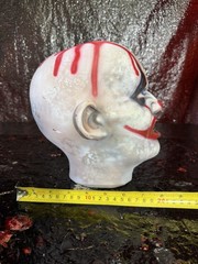 CLOWN 3D PRINT HEAD SCULPT 1:1 RATIO LIFE SIZE