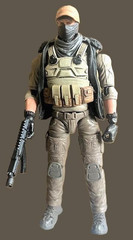 Joy Toy Custom Army Builder 08/Freedom Militiaman with weapons and accessories