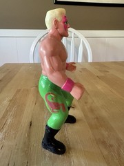 Sting WCW 1990s OSFTM, LJN and Big Rubber style; green pants; very clean; 6.5 in