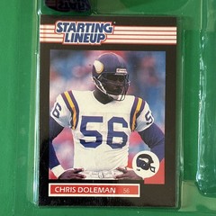 Kenner Starting Lineup 1989 NFL Edition Chris Doleman Figure w/ Card