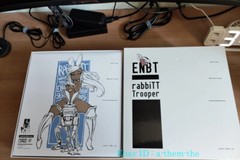 New Coolrain Labo Rabbit Trooper Pure White Dark Grey Pink Red Toy Gift Figure