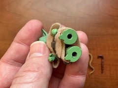 Vintage Kenner 1980 Star Wars Yoda HK COO Smile Factory w/ Match Accessories