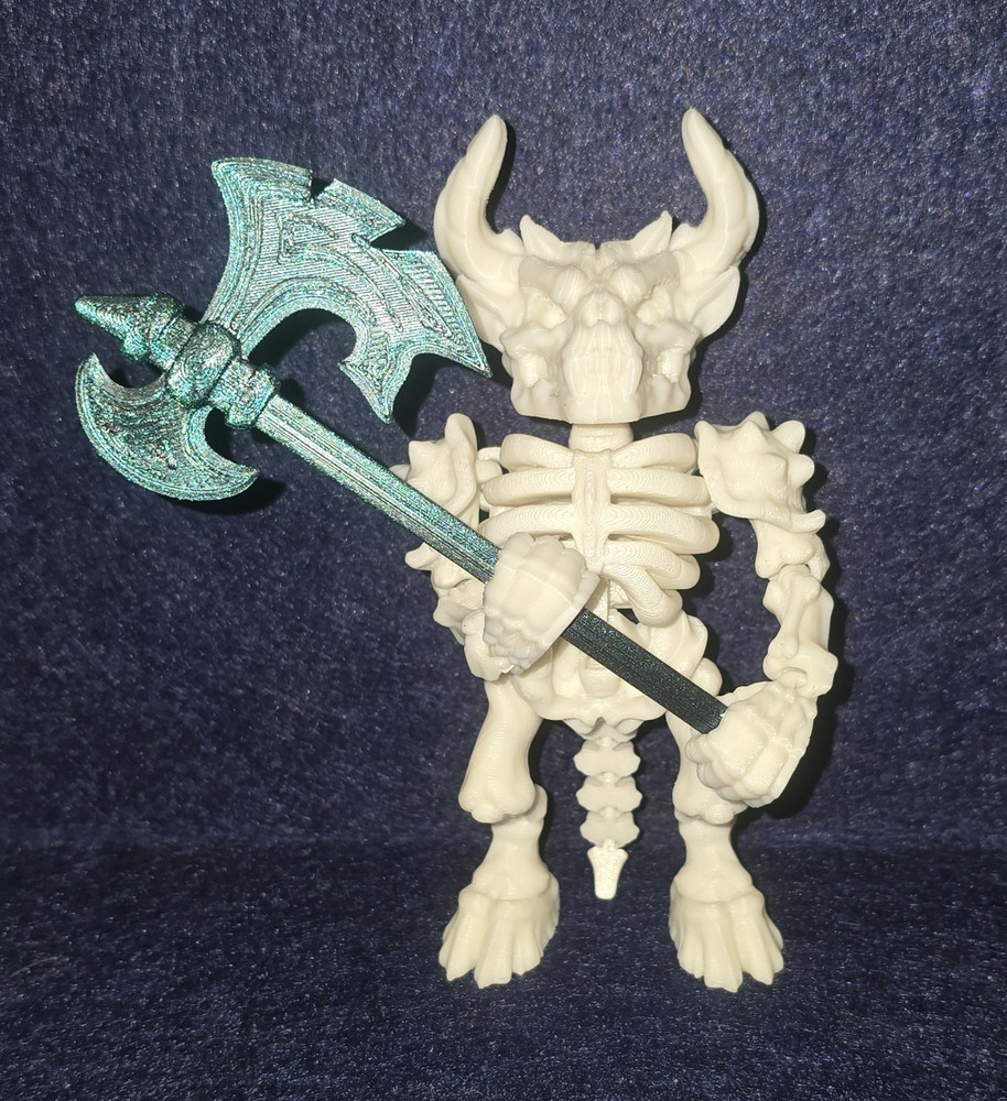 3D-PRINTED Skeleton Bull