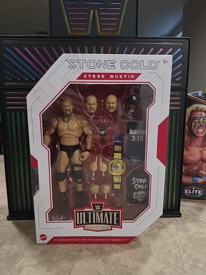 WWE Ultimate Edition Stone Cold Steve Austin 6″ Action Figure 2021 Mattel New