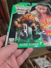 Adam Bomb Green Card Series 11 WWF Wrestling 1994 Hasbro Figure NEW SEALED