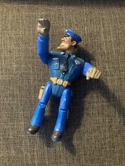 Lot Of 3 Kenner Police Academy Action Figures, Zed, Mahoney, Hightower