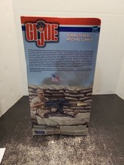 Vintage 2000 GI Joe 40MM Grenade Machine Gunner 12″ Action Figure Hasbro