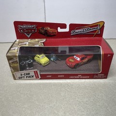 Disney Pixar Cars Race O Rama Luigi Guido Lightning McQueen 3-Car Gift Pack***