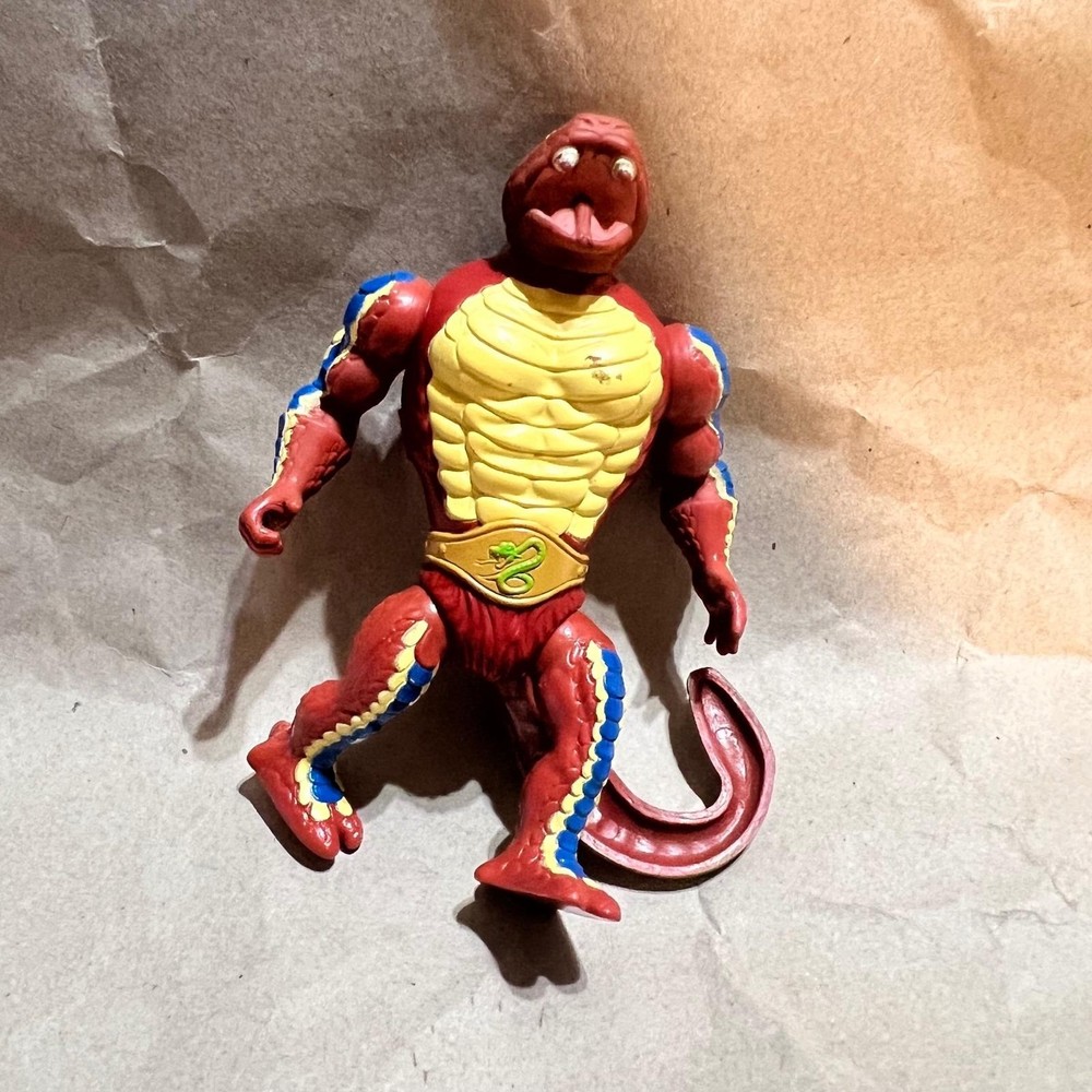 Mattel 5.5in Rattlor Action Figure Red MOTU Snake Men Vintage 1985 Taiwan