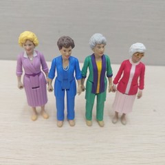 4pcs 3.75″ Golden Girls Retro Action Figures Rose Dorothy Blanche Sophia Figure