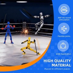 T13 Action Figure Set, 8PCS Already Assembled, Movable Multi-Joints | 3D Printed